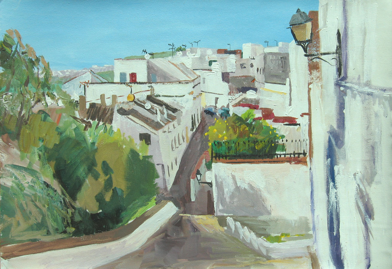 Landscape painting of Spain by Lise Temple