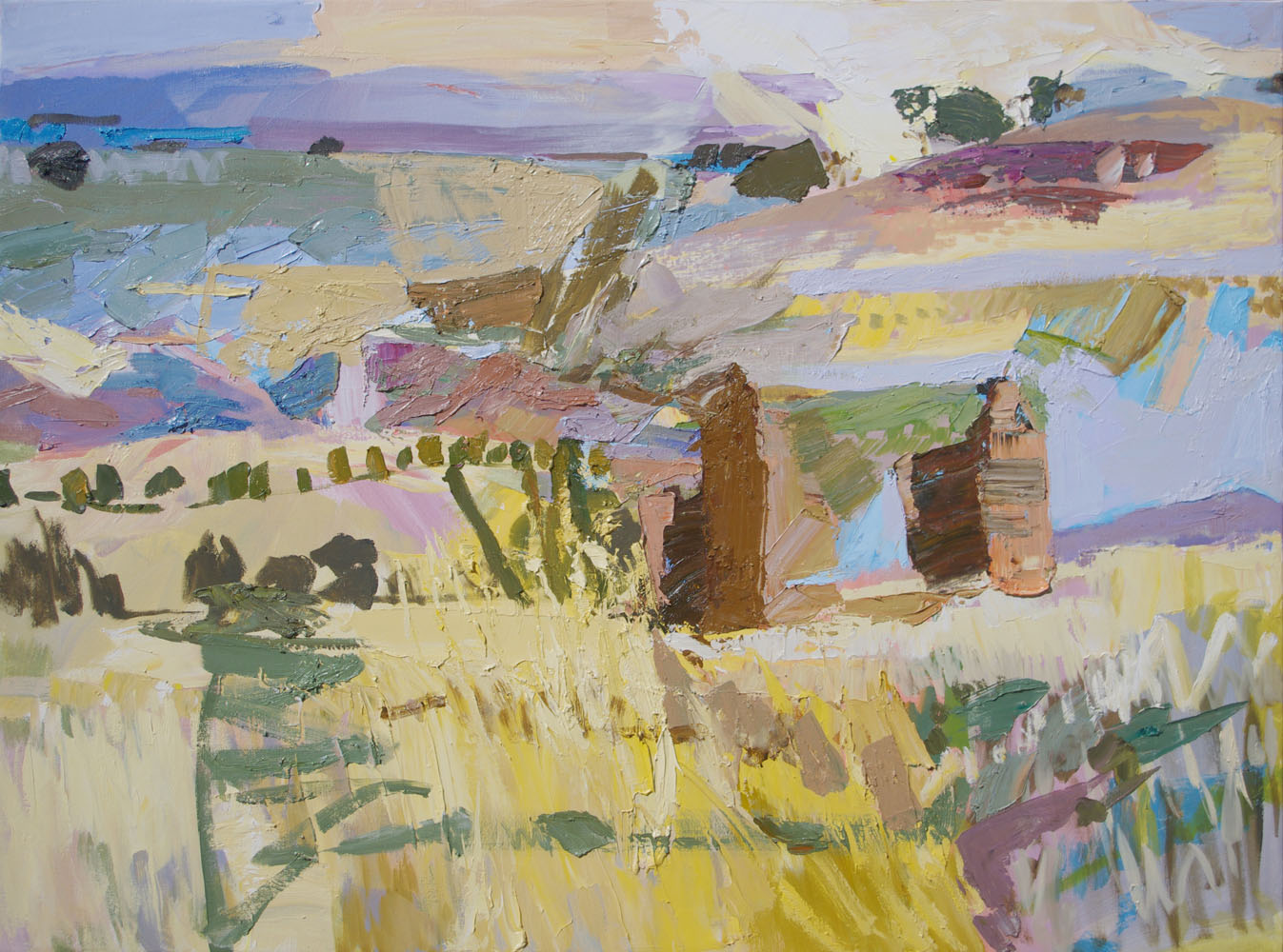 contemporary abstarct landscape paintings