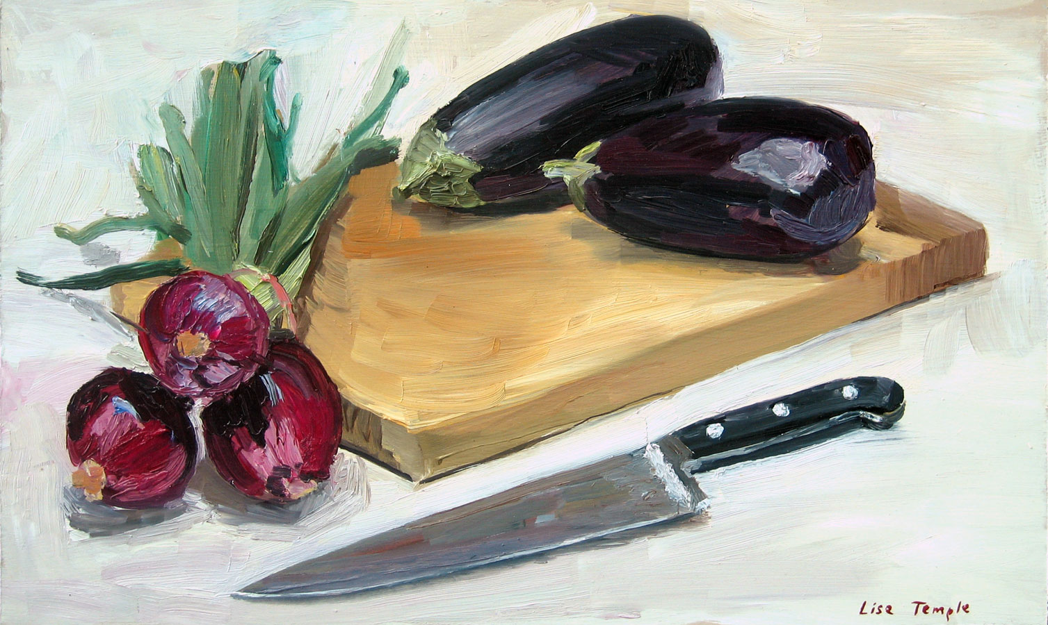 Still life, food painting by Australian artist Lise Temple