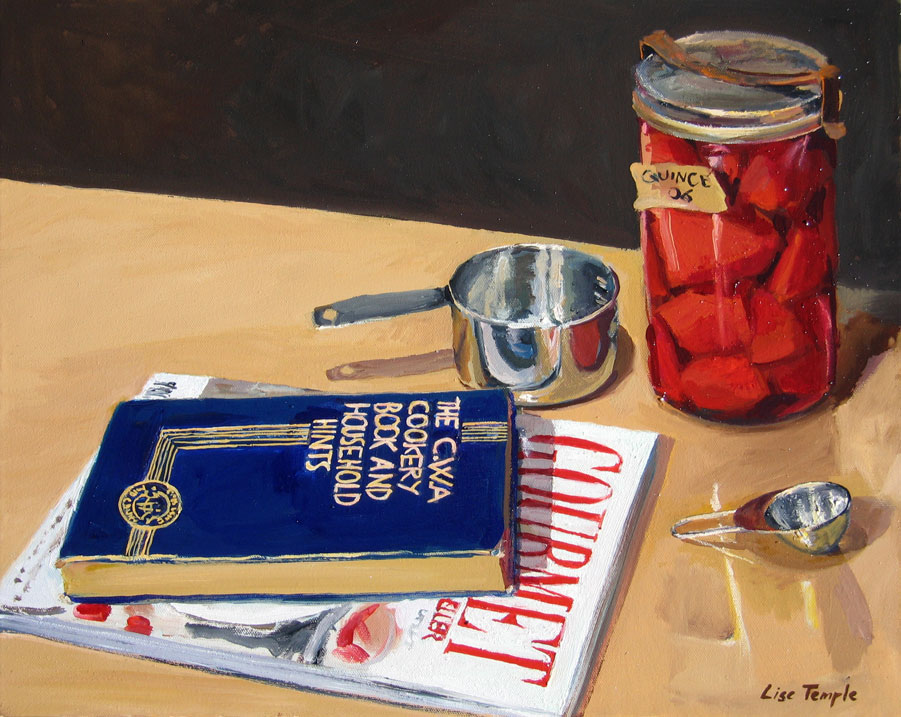 Still life, food painting by Australian artist Lise Temple