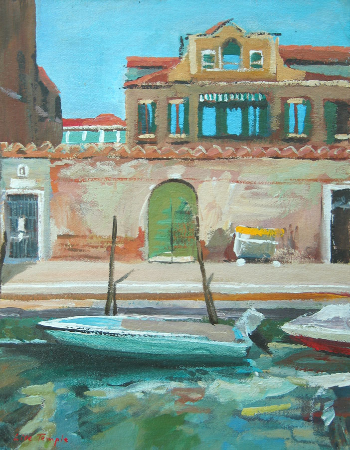 Landscape painting of Venice, Italy by Lise Temple