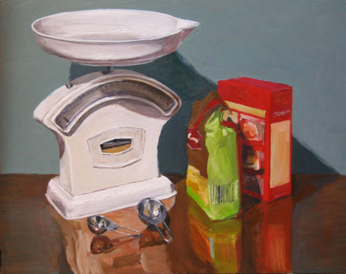 Still life, food painting by Australian artist Lise Temple