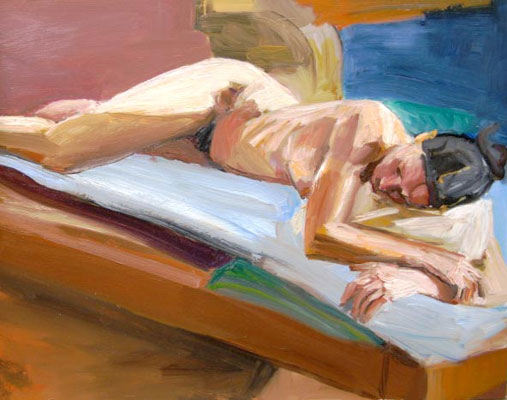 painting of nude by Lise Temple