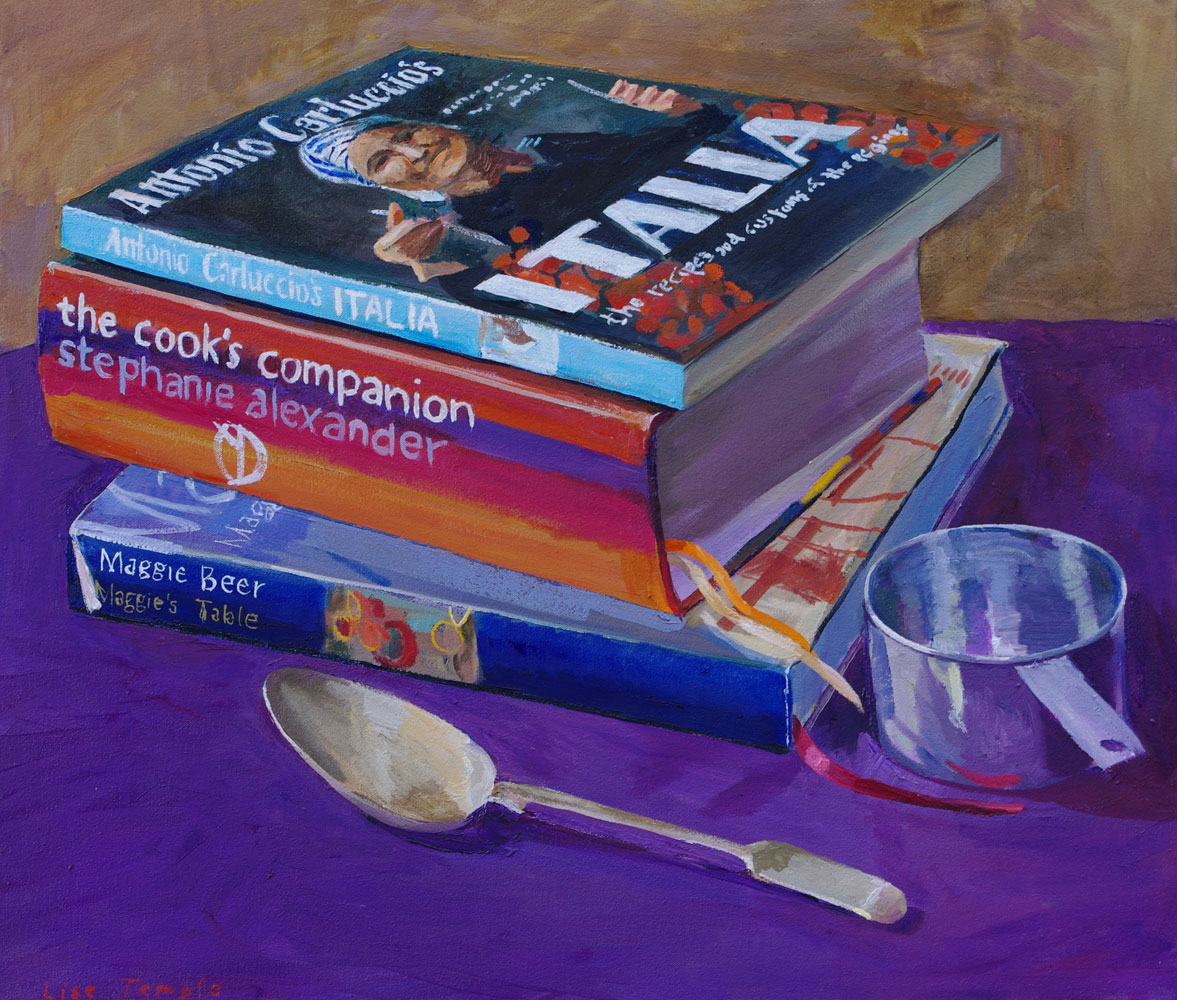 Still life, food painting by Australian artist Lise Temple